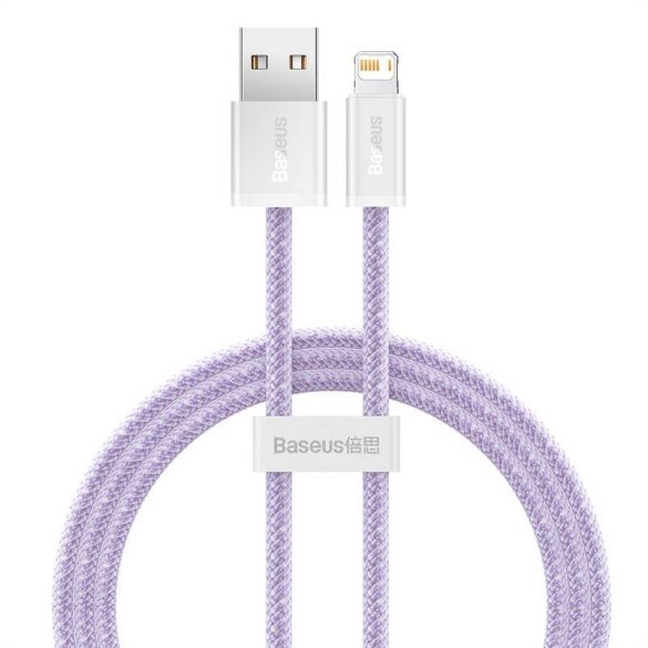 Cablu USB pentru Lightning Baseus Dynamic, 2.4A, 1m (violet)