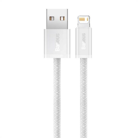 Cablu USB pentru Lightning Baseus Dynamic, 2.4A, 2m (alb)