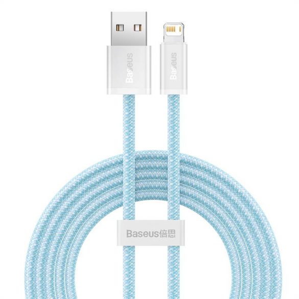 Cablu USB pentru Lightning Baseus Dynamic, 2.4A, 2m (albastru)