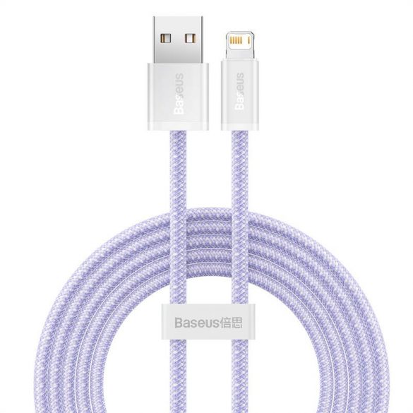 Cablu USB pentru Lightning Baseus Dynamic, 2,4 A, 2 m (violet)