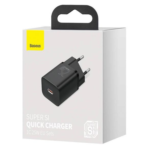 Încărcător rapid Baseus Super Si 1C 25W (negru)