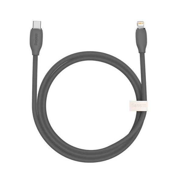 Cablu USB-C pentru Lightning Baseus Jelly, 20W, 1,2 m (negru)