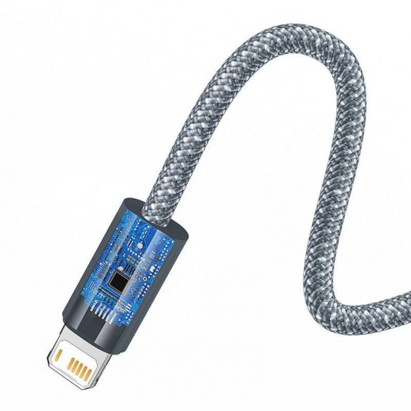 Cablu USB Baseus Dynamic Series pentru Lightning, 2,4 A, 1 m (gri)