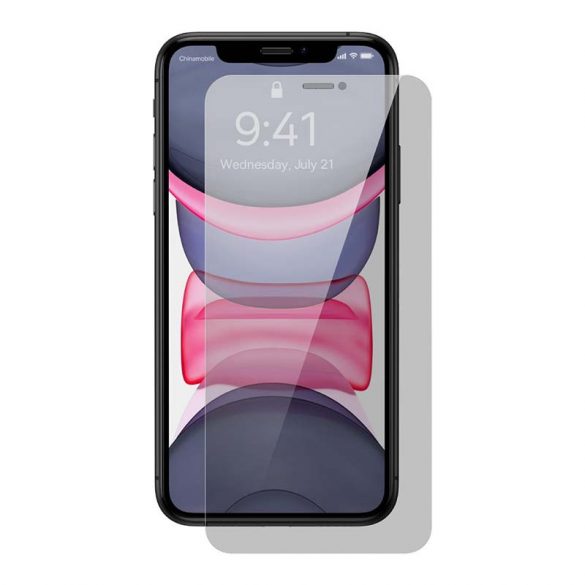 Folie din sticlă călită Baseus 0,3 mm pentru iPhone 11 Pro (2 buc)