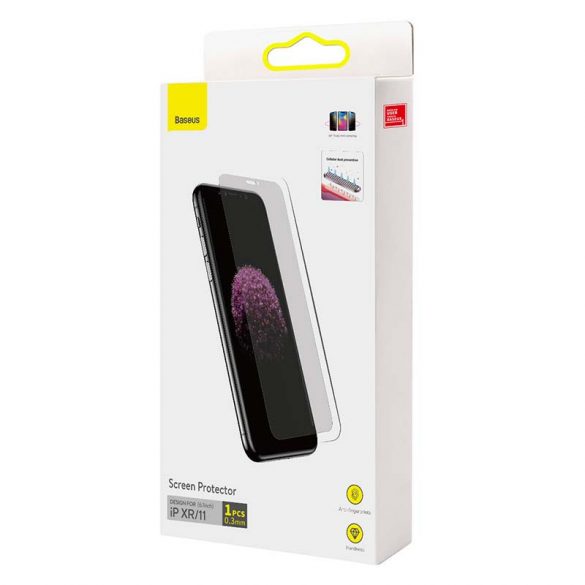 Folie de Folie securizată Baseus de 0,3 mm pentru iPhone XR/11 (1 bucată)