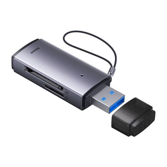 Cititor de carduri de memorie SD/TF din seria Baseus Lite, USB (gri)