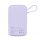 Powerbank Baseus Qpow Pro cu cablu Lightning, USB-C, USB, 10000mAh, 20W (violet)