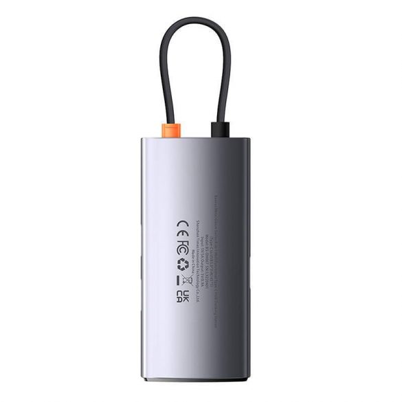 Seria Baseus Metal Gleam hub 4 în 1, USB-C - 3x USB 3.0 / Ethernet RJ45