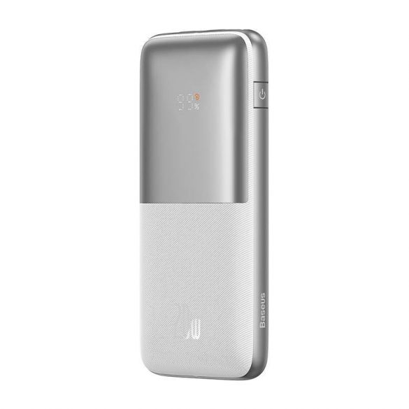 Powerbank Baseus Bipow Pro, 10000mAh, 2xUSB, USB-C, 20W (alb)