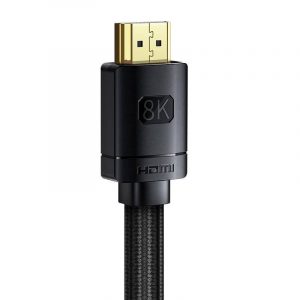 Cablu HDMI de înaltă definiție Baseus 0,5 m, 8K (negru)