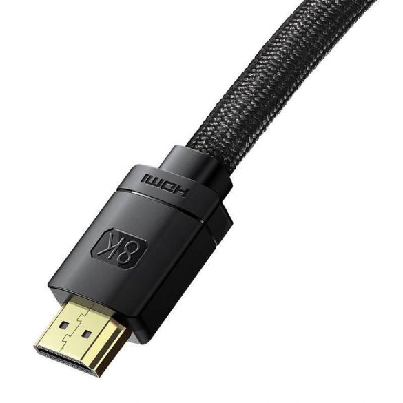 Cablu HDMI de înaltă definiție Baseus 0,5 m, 8K (negru)