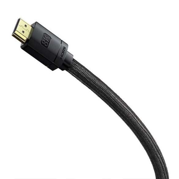 Cablu HDMI de înaltă definiție Baseus 0,5 m, 8K (negru)