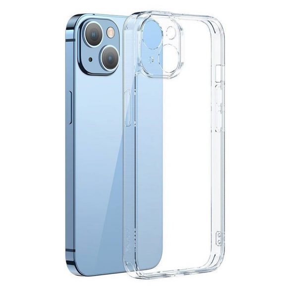 Baseus SuperCeramic iPhone 14 Plus Carcasa din sticla transparenta si folie de sticla