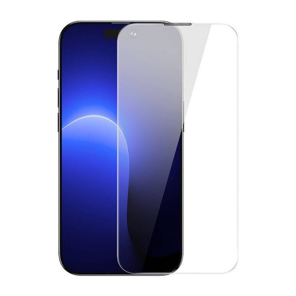 Folie de sticlă pentru iPhone 14 Pro Baseus Crystal cu strat rezistent la praf, 0,3 mm (2 buc)