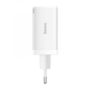 Baseus GaN5 Pro încărcător , 2xUSB-C + USB, 65W (alb)