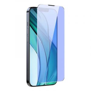 Film de sticlă cu filtru de lumină albastră pentru iPhone 14 Plus/13 Pro Max Baseus, 0,4 mm