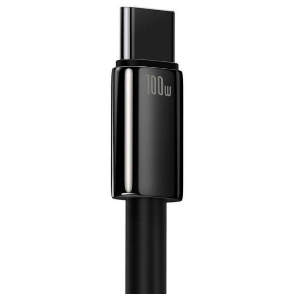 Cablu USB - USB-C Baseus Tungsten Gold, 100 W, 1 m (negru)