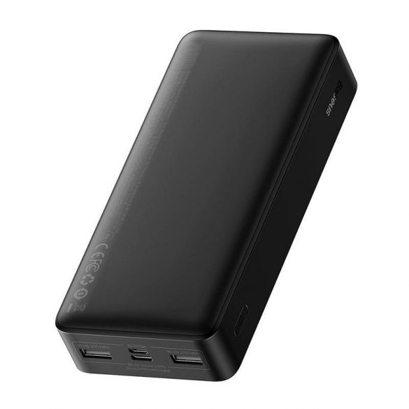 Baseus Bipow Powerbank 20000mAh, 2xUSB, USB-C, 15W (negru)