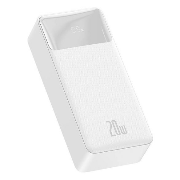 Baseus Bipow Powerbank, 30000mAh, 20W (alb)