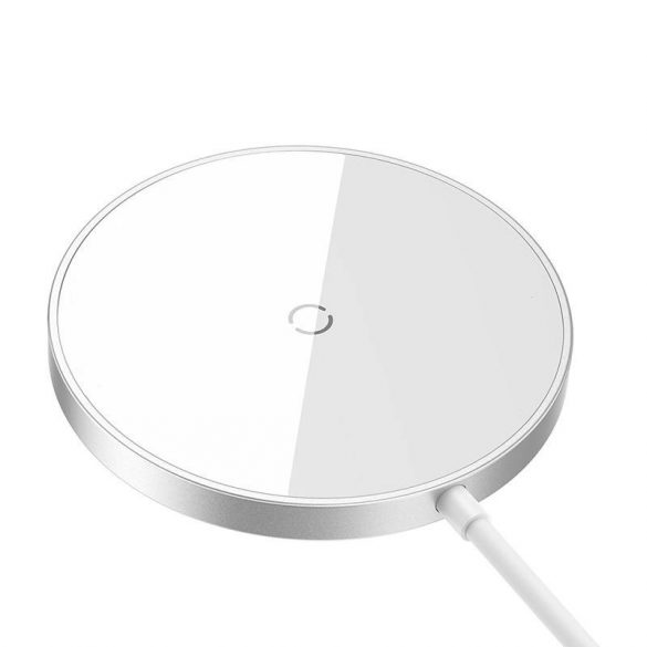 Încărcător wireless magnetic Baseus Simple Mini3, 15W (argintiu)