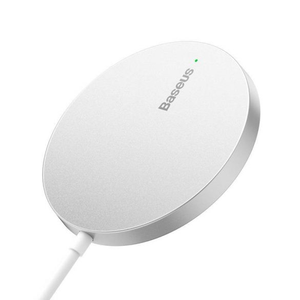 Încărcător wireless magnetic Baseus Simple Mini3, 15W (argintiu)