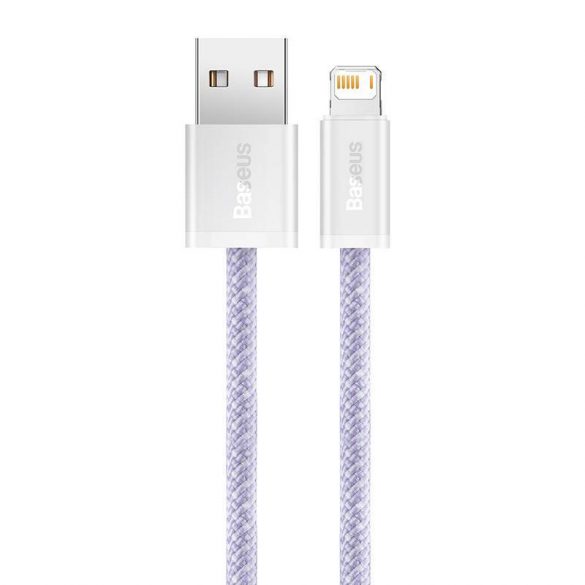 Baseus Dynamic 2 USB - Cablu de încărcare Lightning, 2,4 A, 1 m (violet)