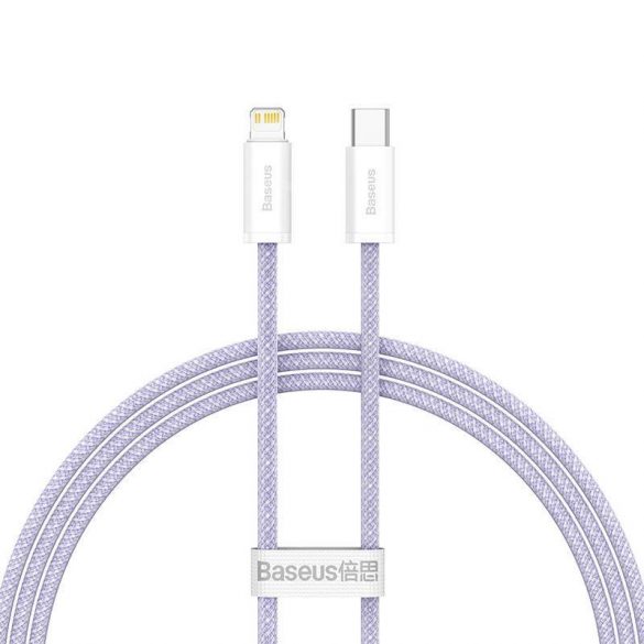 Baseus Dynamic 2 USB-C - Cablu de încărcare Lightning, 20 W, 1 m (violet)