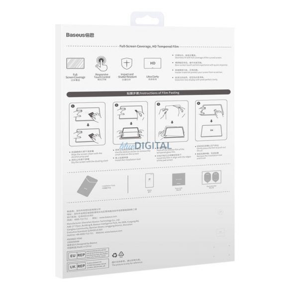 Sticlă temperată Baseus Crystal 0,3 mm Huawei MatePad Pro 11"