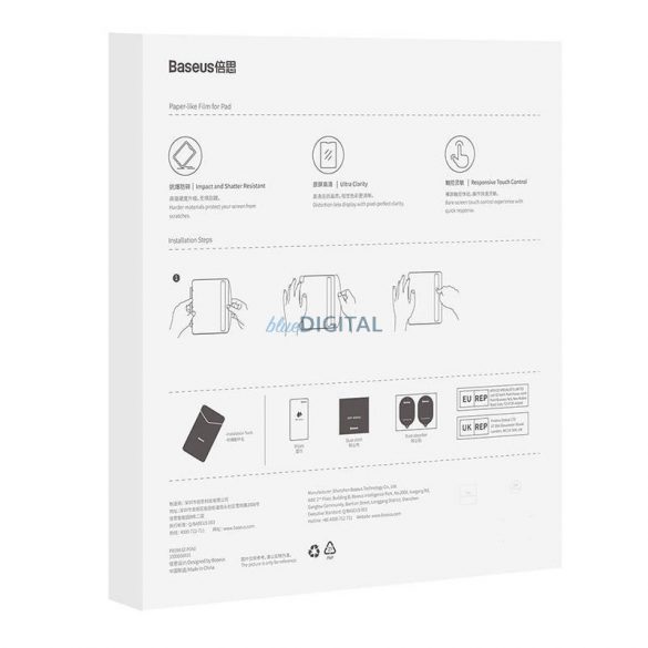 Folie securizată de bază Corning 0,4 mm pentru Pad Pro 10 10.9"