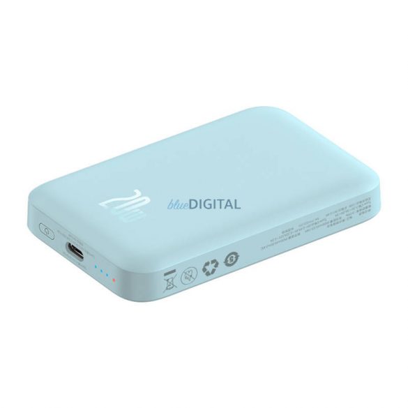 Powerbank Baseus Magnetic Mini 6000mAh 20W MagSafe (albastru)