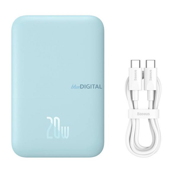 Powerbank Baseus Magnetic Mini 6000mAh 20W MagSafe (albastru)