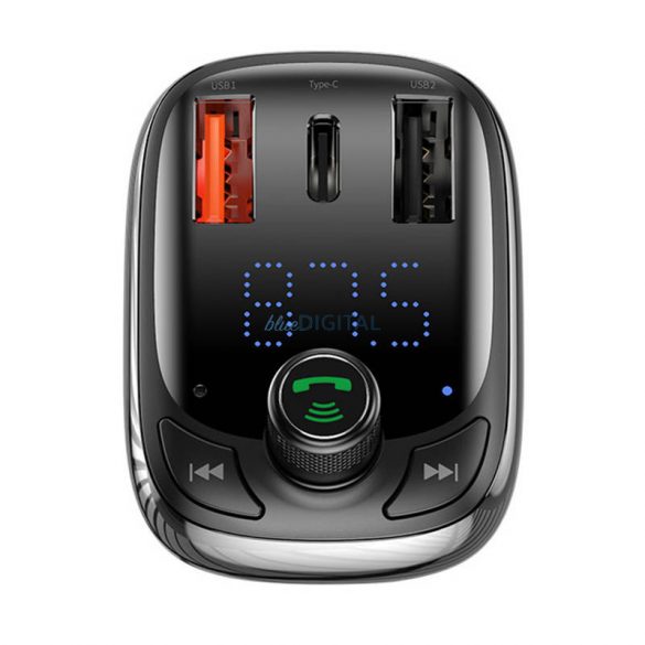 Player MP3 Bluetooth pentru mașină Baseus T Shape S-13 Black OS