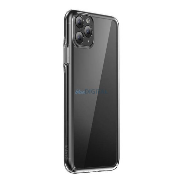 Husă Baseus Crystal Series pentru iPhone 11 Pro (transparentă) + Sticlă securizată + Kit de curățare