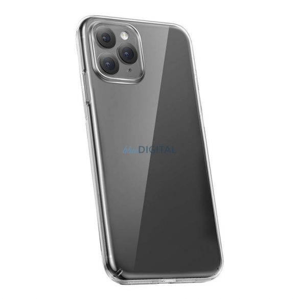 Husă Baseus Crystal Series pentru iPhone 11 Pro (transparentă) + Sticlă securizată + Kit de curățare