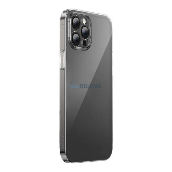 Husă Baseus Crystal Series pentru iPhone 12 Pro (transparent) + Folie securizată + kit de curățare