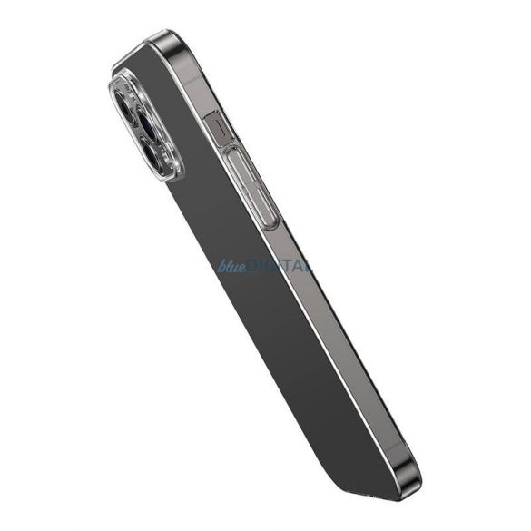 Husă Baseus Crystal Series pentru iPhone 12 Pro (transparent) + Folie securizată + kit de curățare