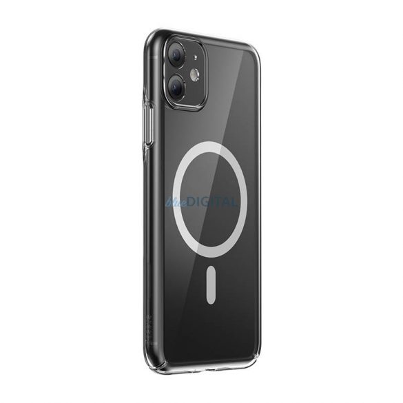 Husă pentru telefon Baseus Magnetic Crystal transparentă iPhone 11 (transparentă)