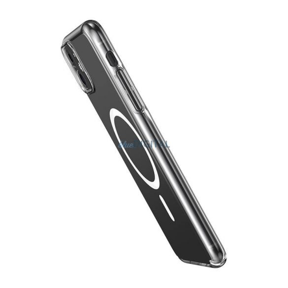 Husă pentru telefon Baseus Magnetic Crystal transparentă iPhone 11 (transparentă)