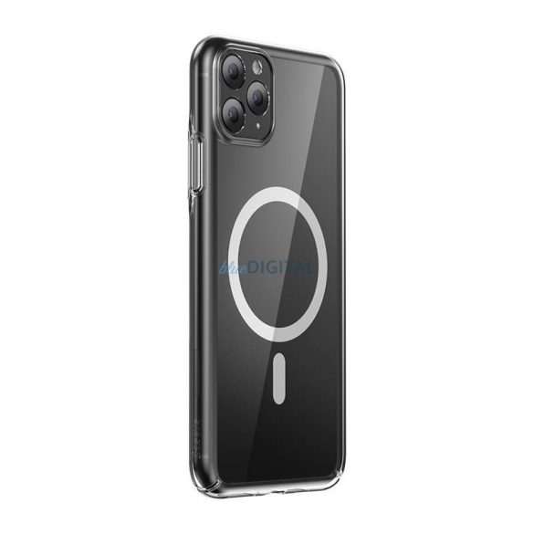 Baseus Magnetic Magnetic Crystal Clear iPhone 11 Pro (transparent) Protector de ecran complet din sticlă securizată și husă pentru kit de curățare