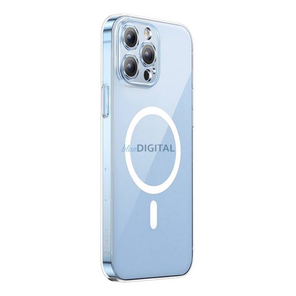 Husă pentru telefon Baseus Magnetic Transparent iPhone 13 Pro (transparent) Protector de ecran complet din sticlă securizată și kit de curățare