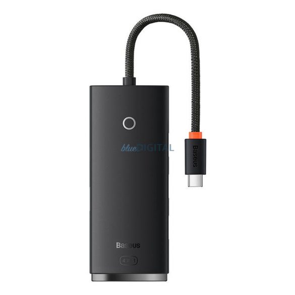 Adaptor HUB 4 porturi USB-C Baseus OS-Lite 25cm (negru)