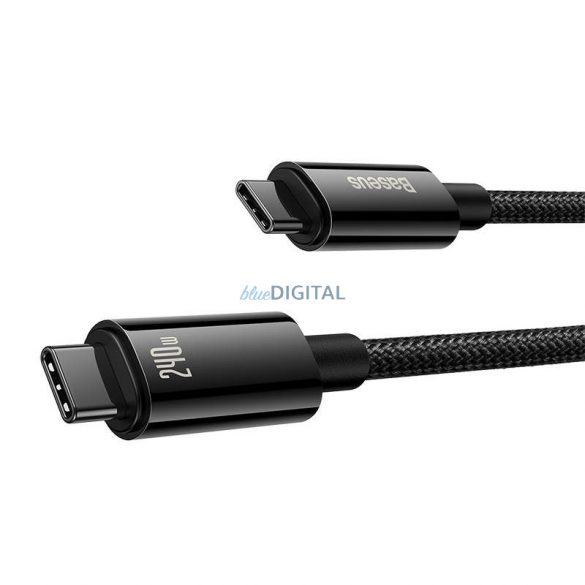 USB-C Cablu USB-C Baseus Tungsten gold 240W 1m (negru)