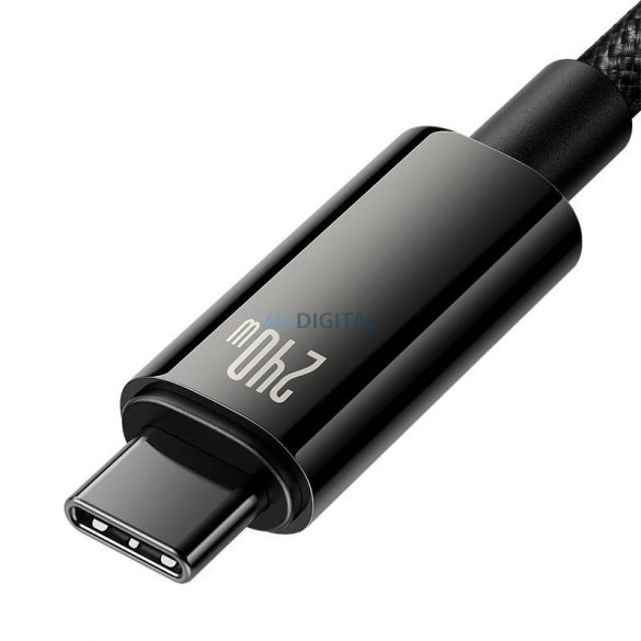 USB-C Cablu USB-C Baseus Tungsten gold 240W 1m (negru)