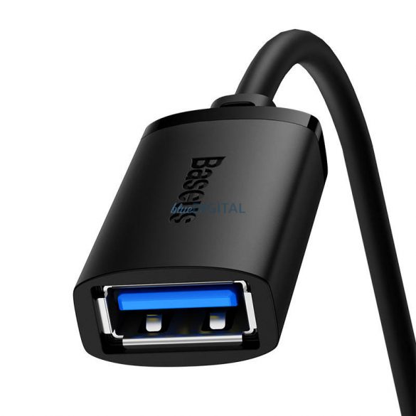 Cablu prelungitor USB 3.0 de la conectorul tată Baseus la conectorul mamă, seria AirJoy, 1m (negru)