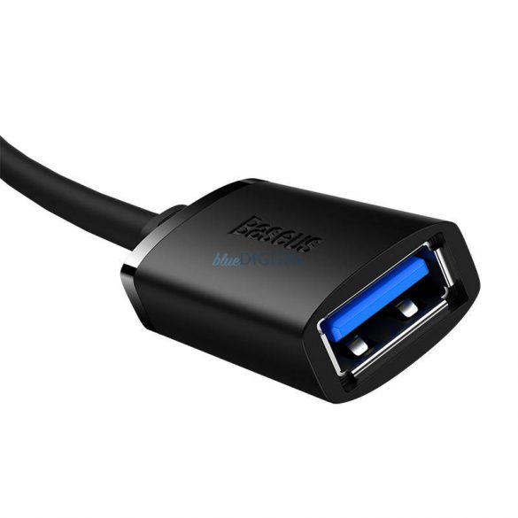 Cablu prelungitor USB 3.0 de la conectorul tată Baseus la conectorul mamă, seria AirJoy, 1,5 m (negru)