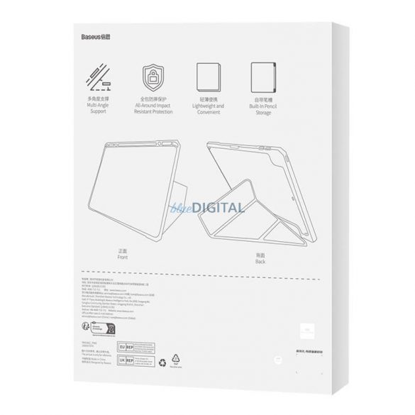 Husă de protecție Baseus Minimalist iPad Air 4/5 10.9 inch (albă)