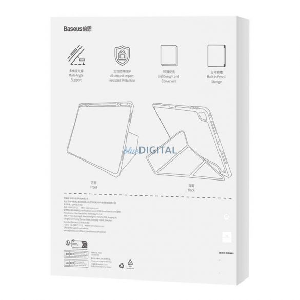 Husă de protecție Baseus Minimalist iPad Pro 12.9" 2020/2021/2022 (albastru deschis)