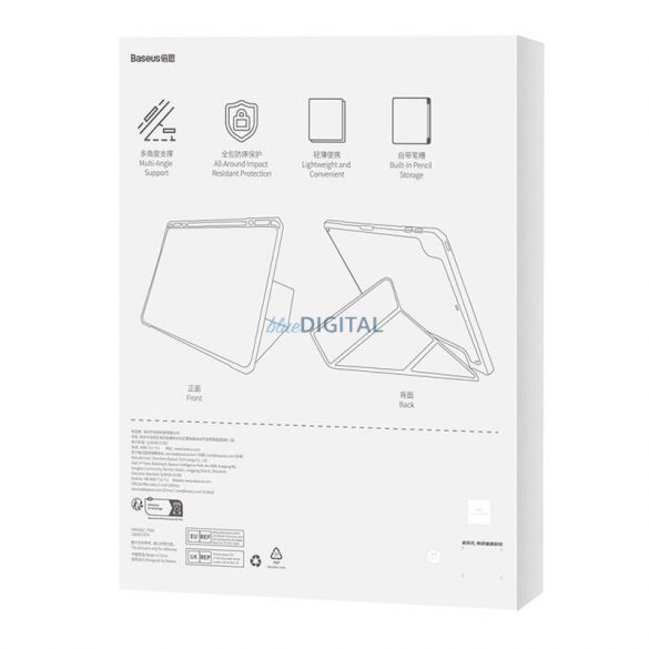 Husă de protecție pentru iPad Air 4/Air 5 Baseus Minimalist Series de 10,9 inchi (gri)