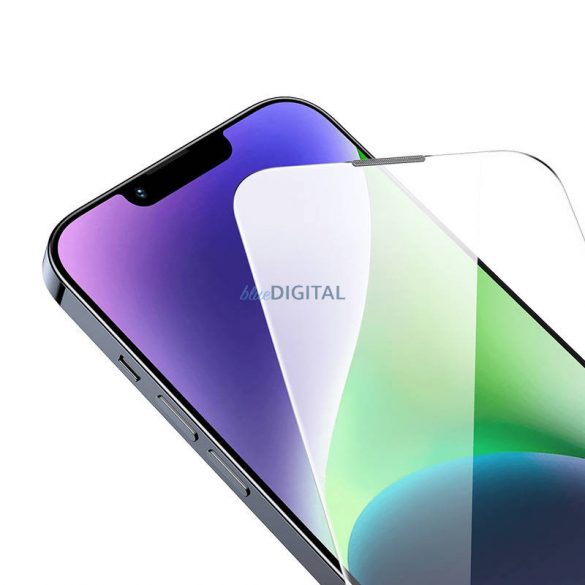 Sticlă călită Baseus Corning iPhone 13 Pro Max / 14 Plus filtru de praf încorporat