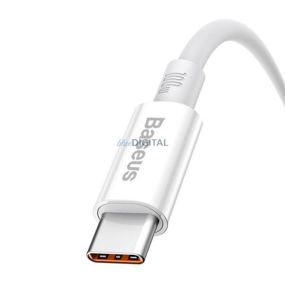 Cablu USB la USB-C Baseus Superior 100W 2m (alb)